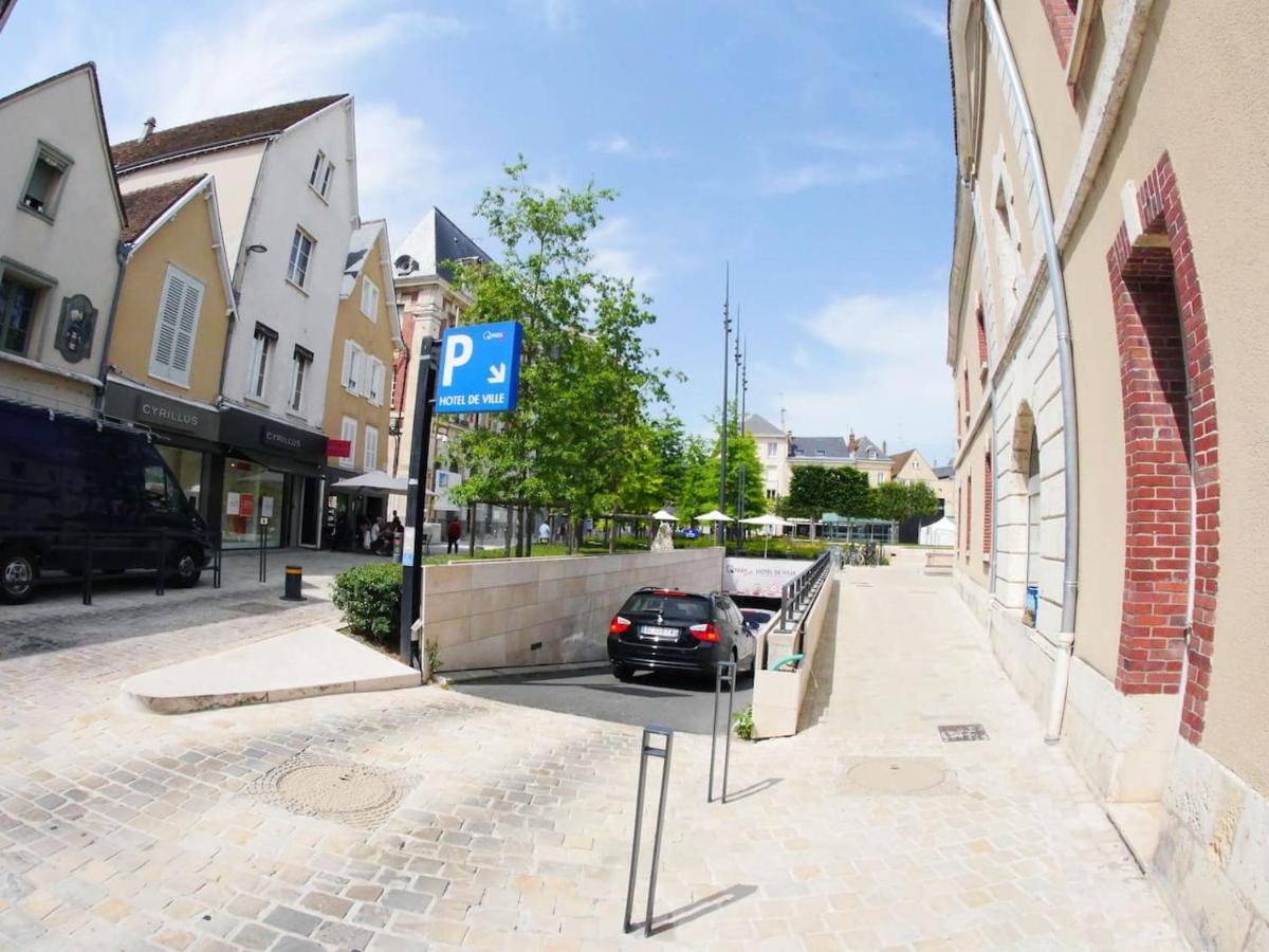 Chartres Coeur De Ville, Beau 2 Pieces Chaleureux Et Lumineux,Parking Et Wifi ! Exteriör bild